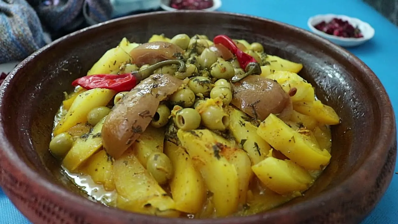 Tajine at Riad Lghiam restaurant